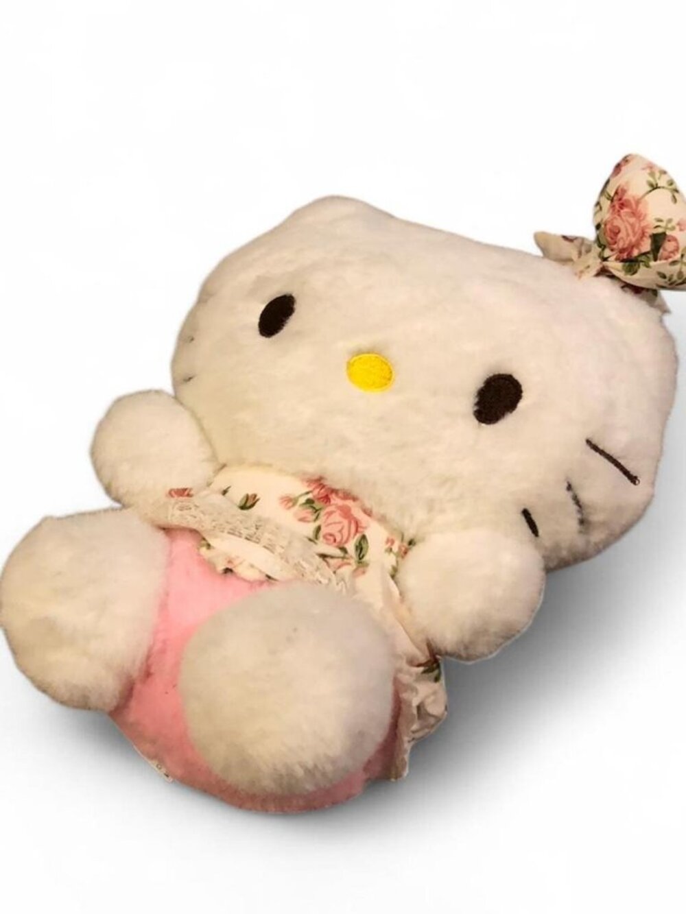 Sanrio Hello Kitty Floral Dress Plush Pink Cottagecore Coquette Doll
